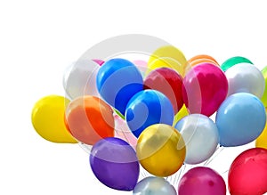 Multicolored balloons