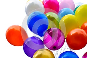 Multicolored balloons