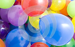 Multicolored Balloons Background