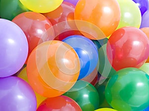 Multicolored Balloons Background