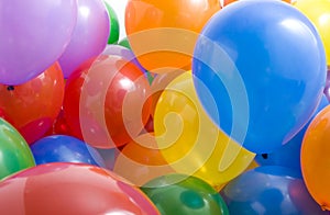 Multicolored Balloons Background