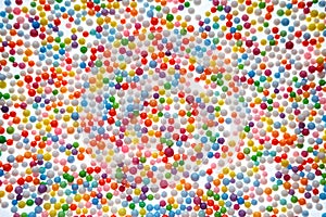 Multicolored balls beads background pattern texture