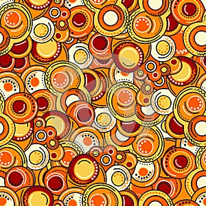 Multicolored bubbles seamless pattern