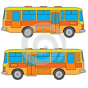 Multicolored bus #2