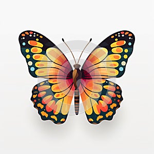 Multicolored butterfly black butterflies wallpaper papilionidae night butterfly painted butterfly elegance