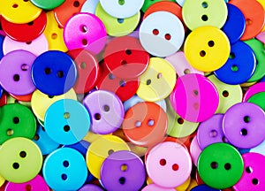 Multicolored buttons texture background