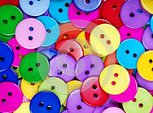 Multicolored buttons texture background