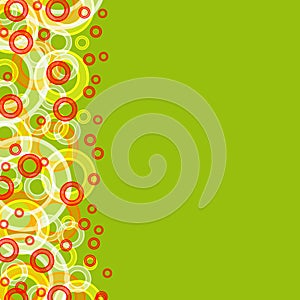 Multicolored circles large