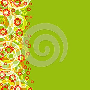 Multicolored circles large