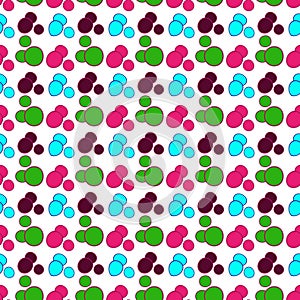 Multicolored circles