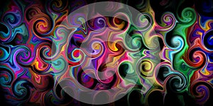 Multicolored color abstract vector shaded wavy background wallpaper. vivid color vector illustration.