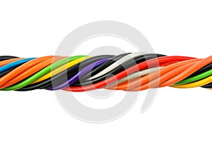 Multicolored computer cable