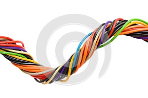 Multicolored computer cable