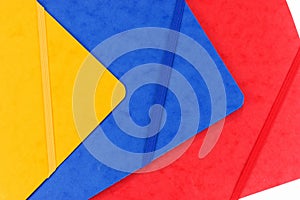 Multicolored Document Folders for school