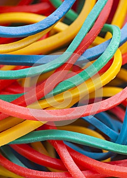 Multicolored Elastic Bands