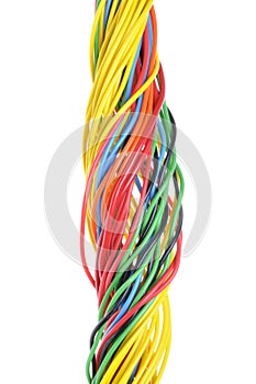 Multicolored electrical cable