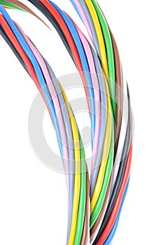 Multicolored electrical cable