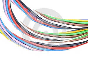 Multicolored electrical cable