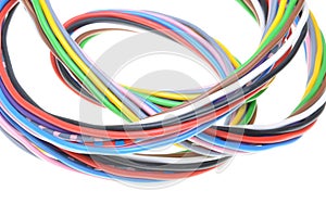 Multicolored electrical cable