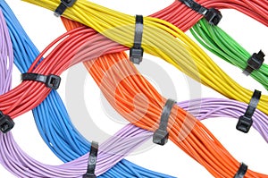 Multicolored electrical cables