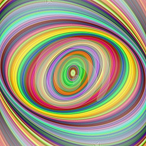 Multicolored ellipse fractal art background