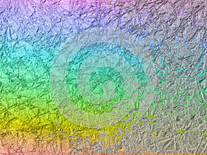 Multicolored background on textured paper. II