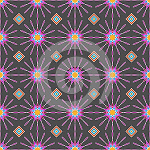 Multicolored Ethnic geometric patterns colorful design for background or wallpaper. Abstract print