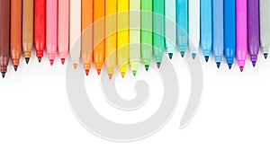 Multicolored Felt Tip Pens photo