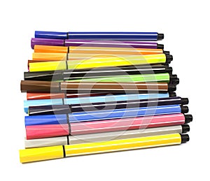 Multicolored Felt-Tip Pens