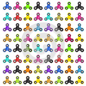 Multicolored Fidget Spinner background