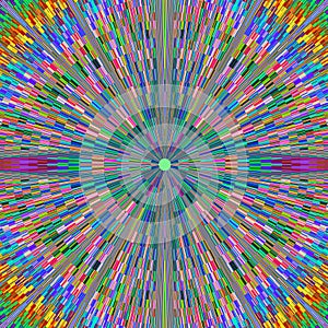 Multicolored Geometric Fractal Pattern i