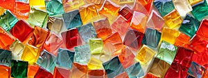 Multicolored glass mosaic background, modern design background