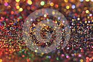 Multicolored Glitter Background