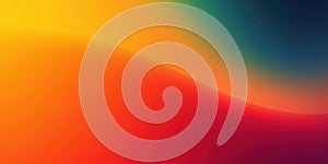 Multicolored Gradient Background Design with Smooth Wave Pattern Abstract Vector Illustration