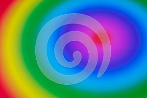 Multicolored gradient circles. Abstract radial background