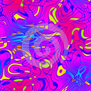 Multicolored grafity seamless pattern. Soft abstract geometric pattern photo