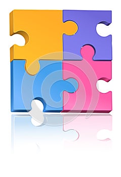 Multicolored Jigsaw Puzzle