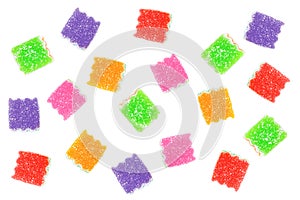 Multicolored marmalade sweets.