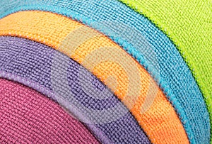 Multicolored Microfiber Pattern or Microfibre