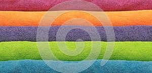 Multicolored Microfiber Pattern or Microfibre