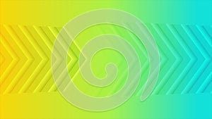 Multicolored minimal glossy arrows abstract luminous tech motion background
