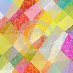 Multicolored mosaic pixel