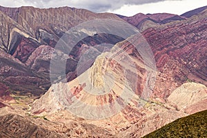 multicolored mountains in Argentina