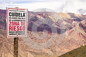 multicolored mountains in Argentina