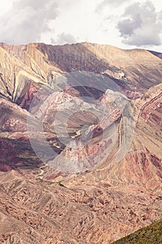 multicolored mountains in Argentina