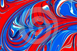 Multicolored paint swirls abstract background