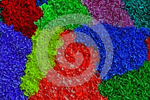 Multicolored papier-mache background