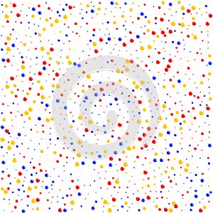 Multicolored pattern balls on white background.