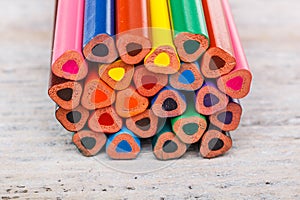 Multicolored pencils