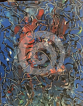 Multicolored Plasma Abstract photo